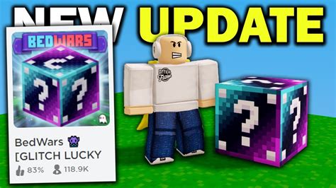 New Glitch Lucky Block Update Roblox Bedwars Youtube