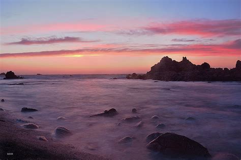 Sunset On Monterey Bay Photograph By Dana Sohr