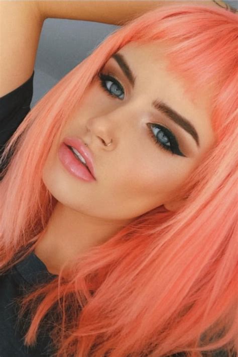 Thinking Of Transforming Into A Peachy Apricot Hair Colour That Is