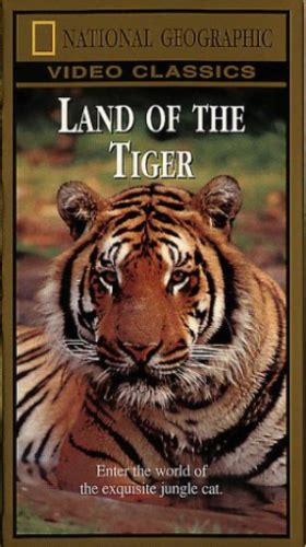 National Geographic Video Land Of The Tiger Vhs 1993 For Sale