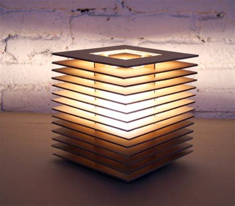 creative  eco friendly cardboard lamps