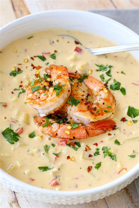 Corn And Shrimp Chowder Love As Food Recipe Chowder Recipes