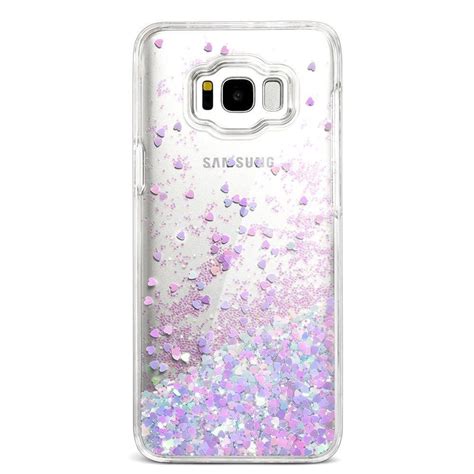 Protect your expensive cell phone with this great value, stylish and practical case. Samsung Galaxy S8 Case Bling Flowing Glitter Liquid ...