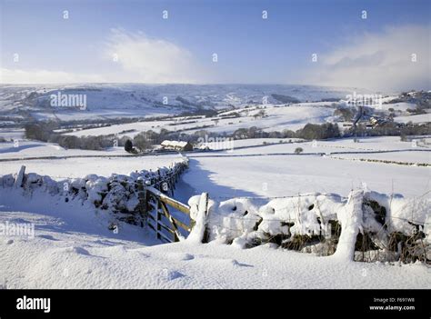 Rosedale In Winter North York Moors National Park North Yorkshire