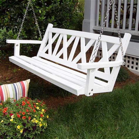 Simplypoly Amish Made Willow Bay Recycled Plastic Porch Swing Porch