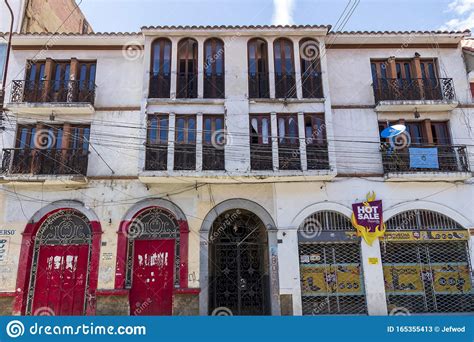Colonial Houses In Cochabamba Bolivia Editorial Stock Photo Image Of