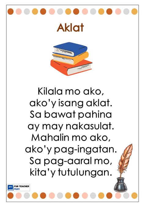 Filipino Reading Passages Mga Tulang Pambata Fun Teacher Files