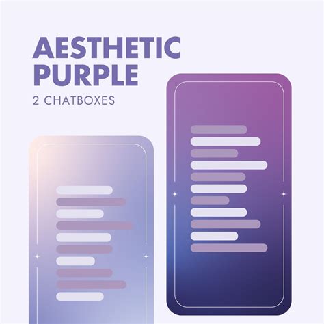 2 Pastel Purple Cute Minimal Aesthetic Twitch Chatbox Cute Etsy