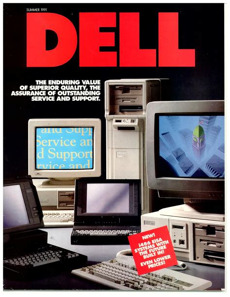 The Summer 1991 Dell Product Catalog Love The Vintage Dell Old