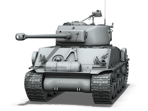 M4a3e8 Sherman Easy Eight 3d Model Cgtrader