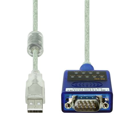 Usb Rs 232 Serial Adapter With Led Indicators