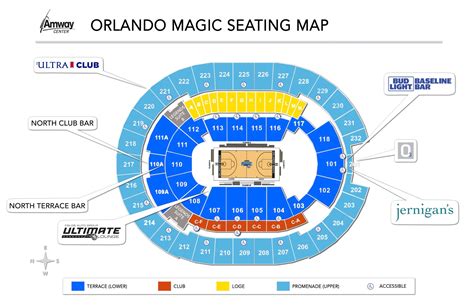 Seating Map | Amway Center
