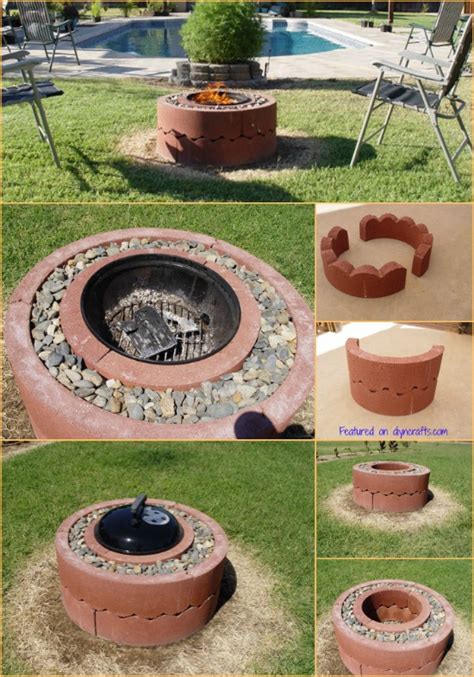 To build a backyard fire pit with bricks, start by digging a circular hole that's 4 feet in diameter and 12 inches deep. How to Build Your Very Own Mobile Fire Pit for Just $50 - DIY & Crafts