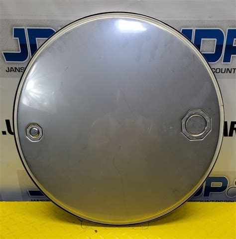 55 Gallon Stainless Steel Drum Lid With Bungs