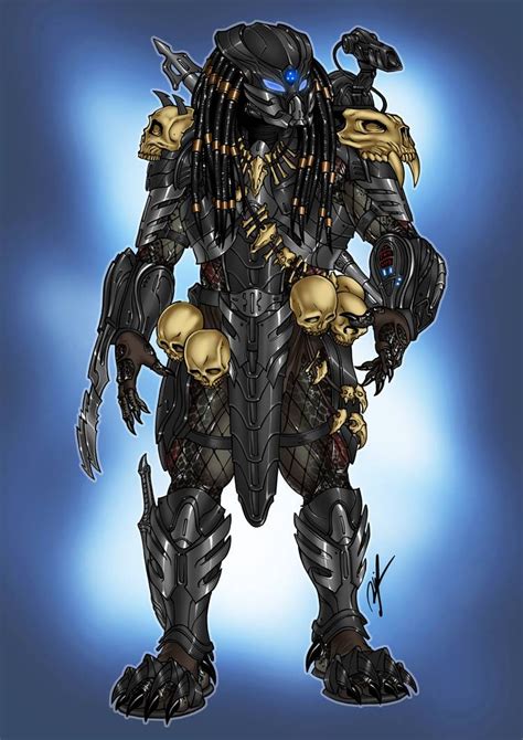 Commission Black Armor Predator By Ronniesolano On Deviantart Predator Predator Art