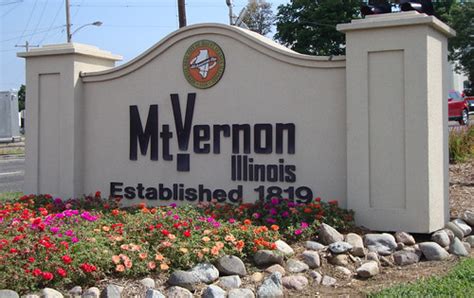 Mount Vernon Sign Mount Vernon Illinois Located On The Flickr