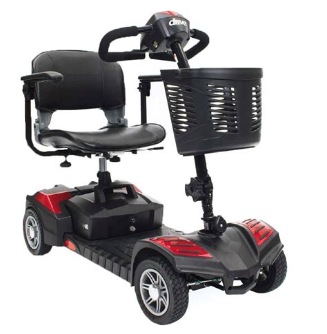Recommended for riders with a height of 4′ 10″ to 6′ 5″. Mobility Scooter Rental