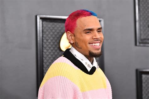 Chris Brown Shares Stunning Photo Of His Mom Joyce In A Floral Dress As