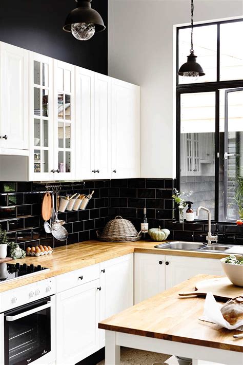 Our kitchen island ideas will definitely persuade you to add one to your space. 7 great ideas for a black and white kitchen | Home Beautiful Magazine Australia