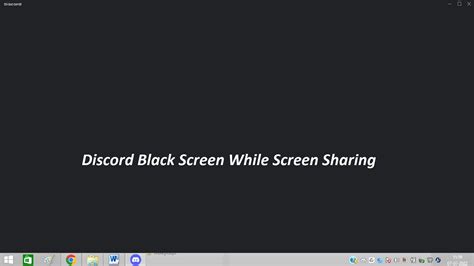 FIX Discord Black Screen While Screen Sharing Discord Lagging Issue