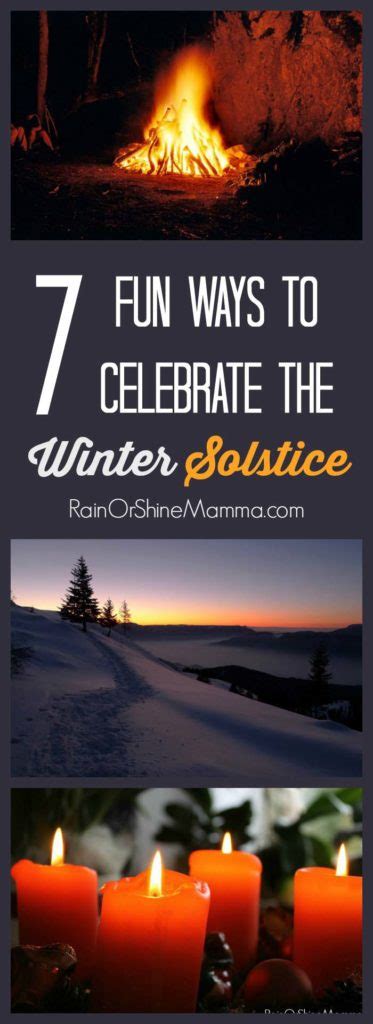 How To Celebrate The Winter Solstice Rain Or Shine Mamma