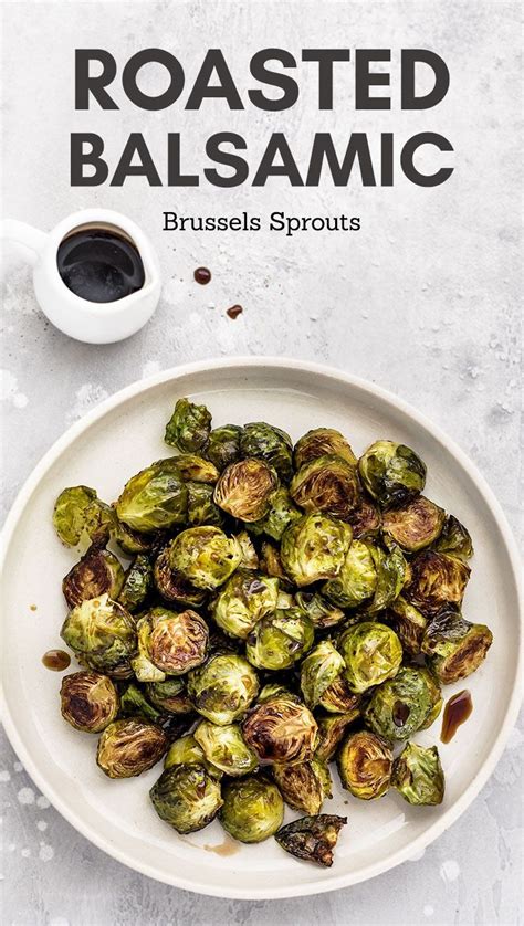 Trim bottom of brussels sprouts, and slice each in half top to bottom. Roasted Brussels Sprouts with Balsamic and Honey | Recipe ...