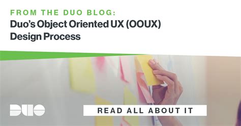 Duos Object Oriented Ux Ooux Design Process Duo Security