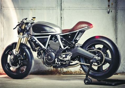 This Custom Ducati Scrambler Is A Sleek Cafe Racer American Luxury