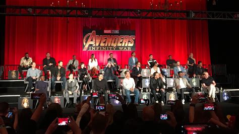 Avengers Infinity War Press Conference Emceed By Jeff Goldblum
