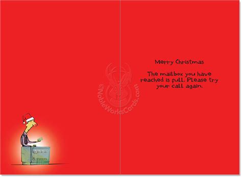 I know i'm lucky to be asked but i never know what to say. Man Who Has Everything Cartoon Christmas Card