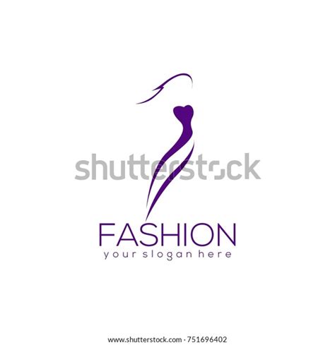 Fashion Logo Template Vector Stock Vector Royalty Free 751696402