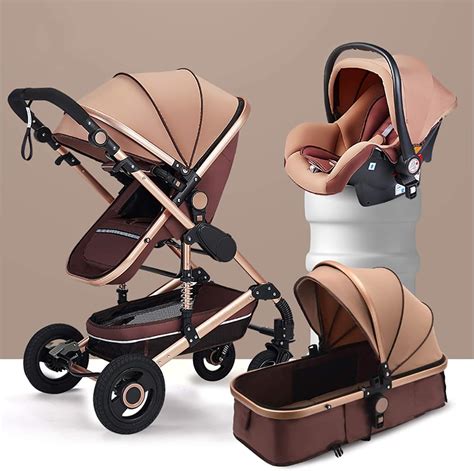 Prams And Pushchairs From Birth 3 In 1 Convenience Pushchair Stroller
