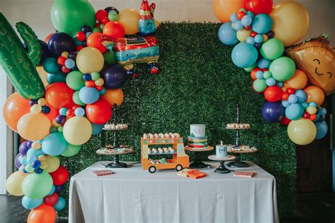 Simply add vivid splashes of color to your next cookout with bright tableware, party props, banners and more. Ford's First Birthday Fiesta (With images) | Fiesta ...