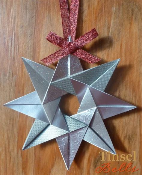 Today we make a money origami star! How to Make a Paper Star Ornament for Christmas | Paper ...
