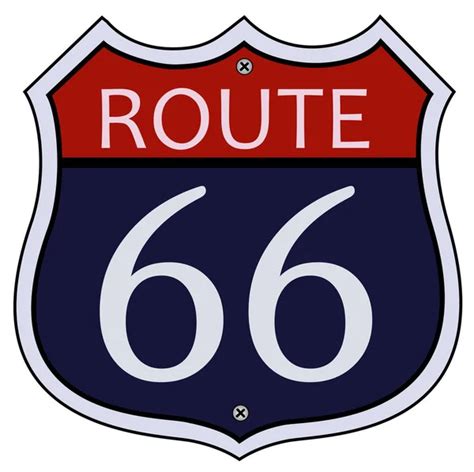 Route 66 Sign Stock Vector Image By ©clipartguy 17828163
