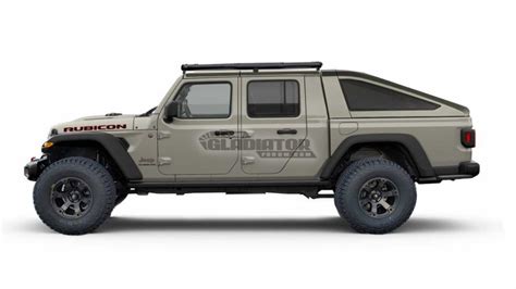 2020 Jeep Gladiator Rendered With All Sorts Of Bed Toppers