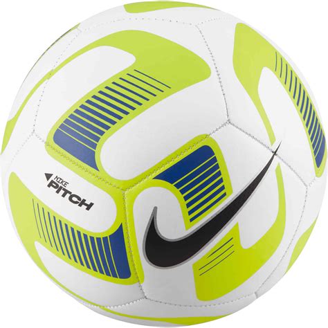 Nike Pitch Practice Soccer Ball White Volt And Black Soccer Master