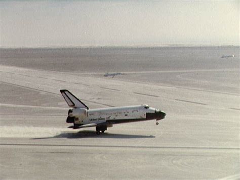 The First Space Shuttle Flight Space
