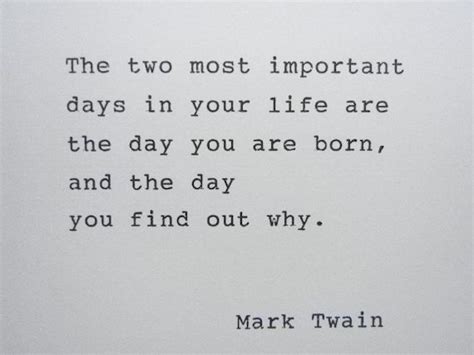 Mark Twain Quote Hand Typed On Typewriter Mark Twain Quotes Quotes