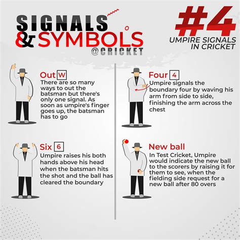 What Is The Meaning Of Umpire Signals And Symbols In Cricket
