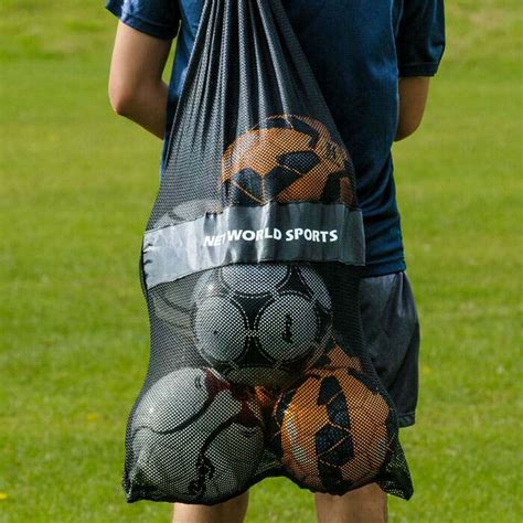12 Soccer Training Balls And Carry Bag Set Net World Sports