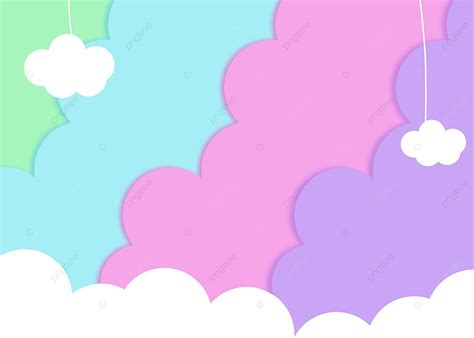 Blue Pink And Green Cloud Colorful Background Cloud Pink Blue