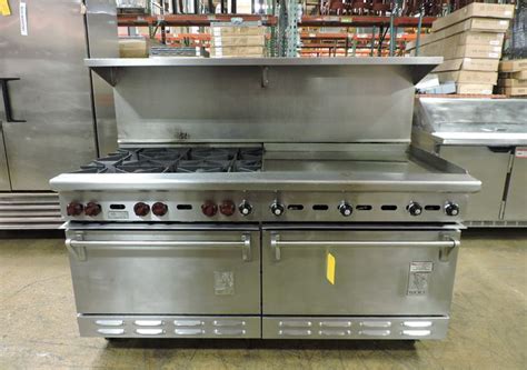 Buy online and get free shipping to any home location! Wolf C68D-1251, Commercial 6-Burner and Griddle Top Range