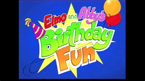 Sesame Street Elmo And Abbys Birthday Fun 50fps Youtube