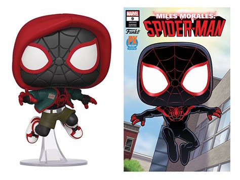 Modern 1970 Now Funko Pop Marvel Spider Man Miles Morales Px Preview