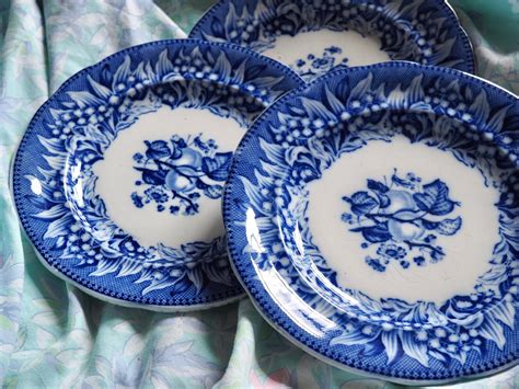 Assiettes Anciennes Gien Etsy