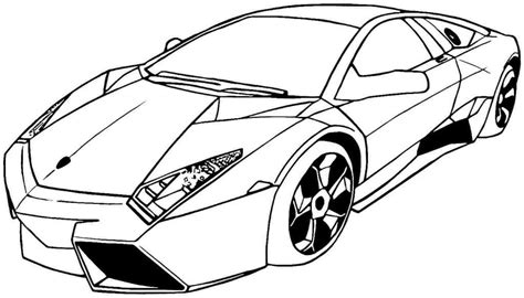 Auto kleurplaat 36118 kleurplaat uitprinten of downloaden. Kleurplaat Raceauto Lamborghini