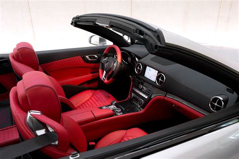 Mercedes Benz Sl Class Interior Red Car Body Design