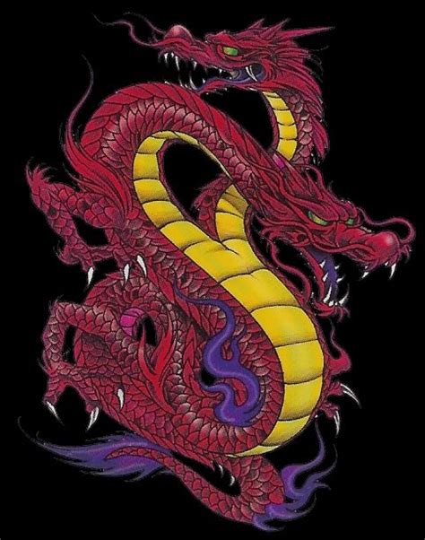 Red Two Headed Dragon By Kapootmeister On Deviantart Red Dragon