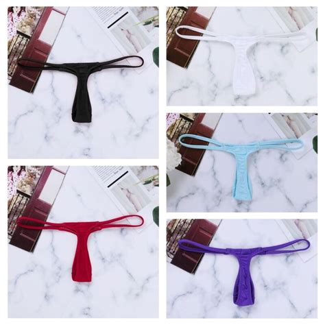 Womens Lingerie Micro Thong Crotchless Soft Knickers G String Bikini